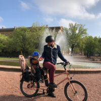 faire du vélo avec bébé